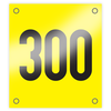 Example Vinyl Rider Numbers yellow background 160mm x 180mm