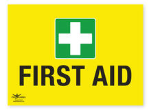 First Aid A2 Correx Sign