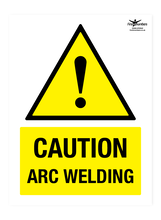 Caution Arc Welding Correx Sign