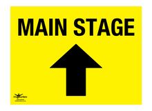 Main Stage Straight Correx Sign
