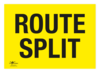 Route Split Correx Sign Route On The Course Notification