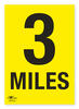 3 Miles 18x12" (A3)