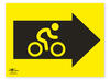 Cycle Directional Arrow Right Correx Sign A2 Cycling Notification