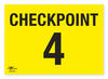 Checkpoint 4 Correx Sign A3 Event Area Notification