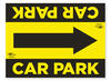 Car Park Reversible A2 Correx Sign