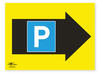 Car Park Right A2 Correx Sign