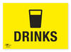 Drinks Correx Sign A3 General Event Area Notification