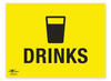 Drinks Correx Sign A2 General Event Area Notification