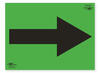 Green A4 Directional Arrow Correx SIgn