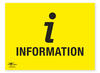 Information Correx Sign General Information Area Notification