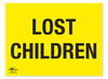 Lost Children Correx Sign A2 General Event Area Notification