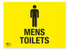 Mens Toilets Correx Sign Toilet Facility Notification