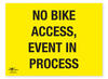 No Bike Access Correx Sign Restriction Notification