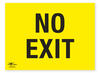 No Exit Correx Sign Restriction Notification
