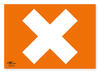 Wrong Way Orange 18x12" (A3) Correx Sign