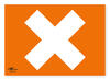 Wrong Way Orange 18x12" (A3) Correx Sign
