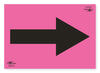 Pink A3 Directional Arrow Correx SIgn