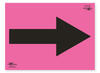 Pink A2 Directional Arrow Correx SIgn