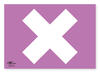 Wrong Way Purple 18x12" (A3) Correx Sign