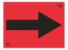 Red A2 Directional Arrow Correx SIgn