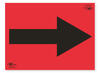 Red A4 Directional Arrow Correx SIgn