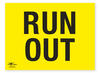 Run Out Correx Sign Triathlon