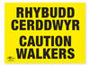Welsh Caution Walkers 18x24 (A2)