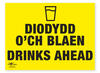 Welsh Drinks Ahead 18x24" (A2)