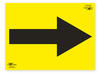 Yellow A4 Directional Arrow Correx SIgn