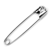 Nickel Safety Pins 38mm