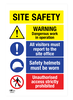 Site Safety (4 in 1) A1 Forex 3mm Sign