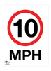 10 Mph Correx Sign