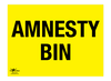 Amnesty Bin Correx Sign