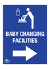 Baby Changing Facilities Right Correx Sign