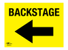 Backstage Left Correx Sign
