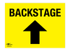 Backstage Straight Correx Sign