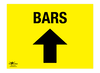 Bars Straight Correx Sign