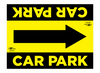 Car Park Reversible A2 Dibond Sign