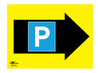 Car Park Right A2 Forex 5mm Sign