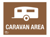 Caravan Area Correx Sign
