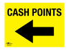 Cash Points Left Correx Sign