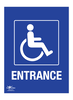 Disable Entrance Correx Sign