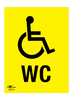 Disabled WC A2 Dibond Sign
