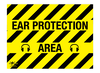 Ear Protection Area Correx Sign