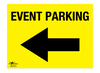 Event Parking Left Correx Sign