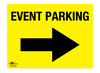 Event Parking Right Correx Sign