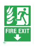 Fire Exit A2 Forex 3mm Sign