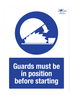 Guards in Position Before Start A2 Dibond Sign