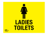 Ladies Toilets Correx Sign