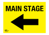 Main Stage Left Correx Sign